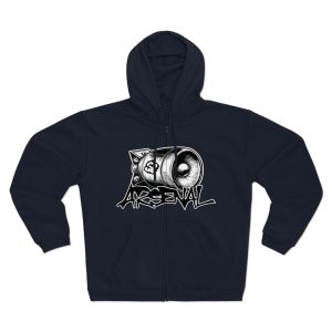 Arsenal Original Hoodie - Sticker-Style Front and Back